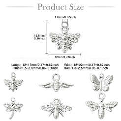 12 шт. подвески из нержавеющей стали 304 двух цветов&nbsp;STAS-CJ0003-13