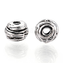 Сплавочные овальные бусины тибетского стиля &nbsp;TIBE-N013-12AS