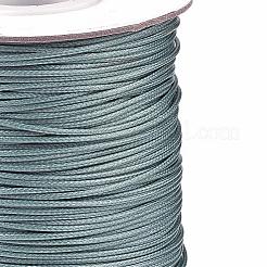 韓国のワックスポリエステルコード  グレー  1mm  約85ヤード/ロール&nbsp;YC1.0MM-A113