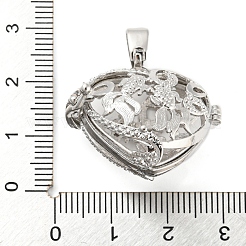 Gestell Messing Medaillon Anhänger&nbsp;KK-G475-03P