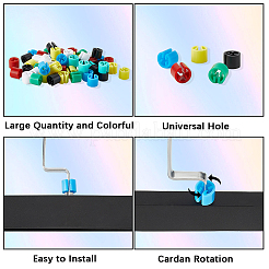 Пластиковые маркеры для одежды цветные бирки KY-CP0001-24B