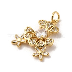 Латунные микро проложить кубического циркония подвески&nbsp;LS-KK-K358-01A-G