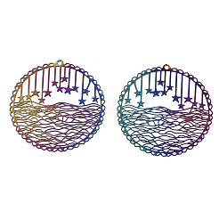 Ионное покрытие (ip) 201 филигранные подвески из нержавеющей стали STAS-S118-021