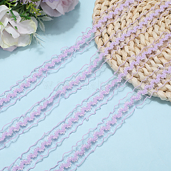 25 м нейлоновой эластичной плиссированной кружевной отделки&nbsp;OCOR-CY0001-13D