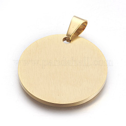 Pendentifs vierges en acier inoxydable 304&nbsp;STAS-L218-03G