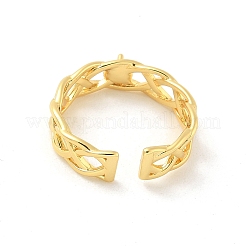 Impostazioni per anelli con polsino aperto a tazza in ottone&nbsp;LS-KK-G518-08G-02