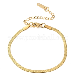 Браслеты-змейки из нержавеющей стали 304 для женщин и мужчин STAS-S157-36B-G