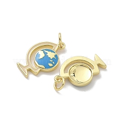 Латунь эмаль подвески&nbsp;KK-P325-28G