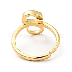 Регулируемое кольцо в виде змеи зеленого кубического циркония RJEW-I087-09G