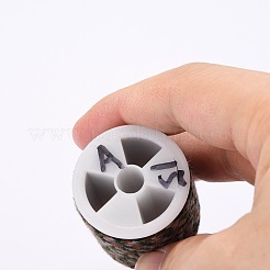 メタリック糸を使用した4本撚りポリコットンコード  手作りマクラメ綿ロープ  ひも壁掛け用植物ハンガー  ダークシーグリーン  1.5mm  約4.3ヤード（4m）/ロール&nbsp;OCOR-Z003-D25