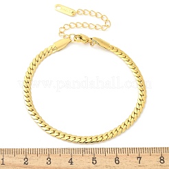 Браслеты-змейки из нержавеющей стали 304 для женщин BJEW-U019-04G-07