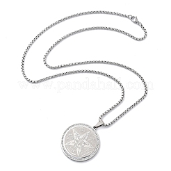 201 кулон из нержавеющей стали со стразами для женщин&nbsp;LS-NJEW-U021-01P