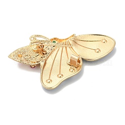 Броши-булавки из сплава со стразами JEWB-I049-06G