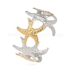 Браслеты-манжеты из нержавеющей стали 304 для женщин BJEW-G757-08GP