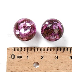 Resina trasparente con perle di paillettes&nbsp;LS-RESI-G110-02C