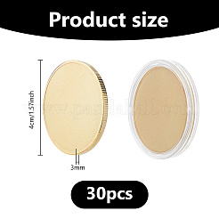 Pièce commémorative vierge en fer&nbsp;AJEW-WH0596-835B