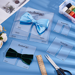 6 Stück Acryl-Vorlagen-Set zur Herstellung von Schleifen&nbsp;DIY-BC0016-96