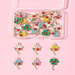 24шт 6 стиля подвески из сплава с эмалью&nbsp;FIND-FS0004-18