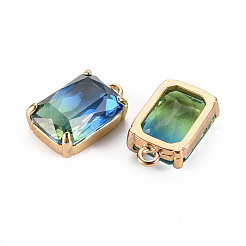 Стеклянные подвески градиентного цвета&nbsp;X-GLAA-S193-008-A07