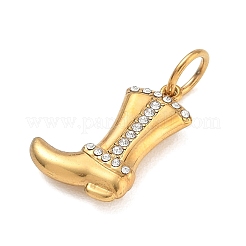Ciondoli in strass in acciaio inossidabile 304&nbsp;FIND-T075-07G