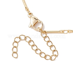 Изготовление ожерелья из латуни AJEW-JB01275-01