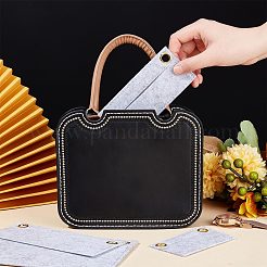 4 шт. 4-х стильный вставной органайзер для кошелька из шерстяного фетра&nbsp;DIY-CN0002-11