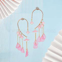 18 шт. 3 цвета железная фурнитура для ушей EJEW-UN0002-31