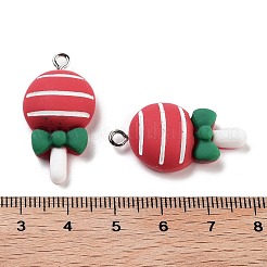 Colgantes de resina opaca con motivos navideños&nbsp;RESI-N039-102