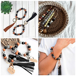 100 шт. 2 печатных узора из натурального дерева WOOD-BY0001-01