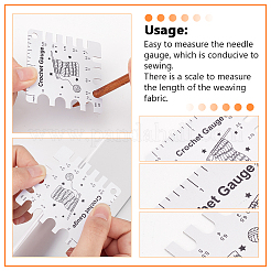 6 шт. швейные линейки из ПВХ&nbsp;DIY-NB0012-38D