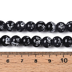 Краски для выпечки стеклянные бусины&nbsp;X1-DGLA-N015-8mm-10