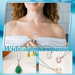 12 шт. 2 стиля 925 застежки-кнопки из стерлингового серебра STER-NB0001-31