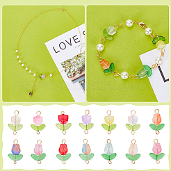 20 набор из 2 стилей подвесок-коннекторов в стиле лэмпворк ручной работы&nbsp;FIND-PH0017-40