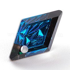 Подвески из тисненого стекла со стразами&nbsp;GLAA-J101-04A-001BB