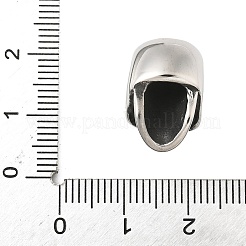 Европейские бусины из нержавеющей стали 304 STAS-S185-09AS