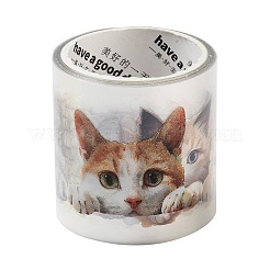 Бумажные наклейки с изображением кошек DIY-M071-03A