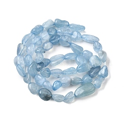 Природные Аквамарин бисер нитей&nbsp;LS-G-D0004-A02-04A