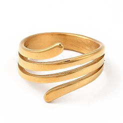 Ионное покрытие (ip) 304 нержавеющая сталь перстни для женщин мужчин RJEW-C049-07B-G