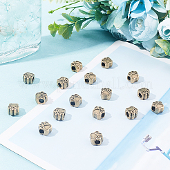 Европейские сплавочные бусины тибетского стиля &nbsp;MPDL-PH0001-11AB