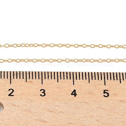 Латунные кабельные цепочки ожерелья для женщин и мужчин NJEW-Z068-01G