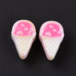 УФ-покрытие Радужные переливающиеся акриловые европейские бусины X-SACR-E009-36