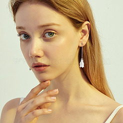 60 шт. 3-х цветные подвески-цветы из сплава AJEW-DC0001-05