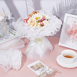 16 ярд двухцветной органзы для упаковки цветочных букетов сетчатая бумага&nbsp;DIY-UN0007-72