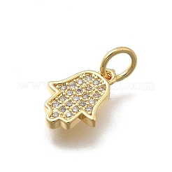 Латунные микро проложить кубического циркония подвески&nbsp;KK-D431-073A-G