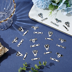 60 шт. 2 стиля латунных регулируемых джинсовых булавок&nbsp;KK-GF0001-21P