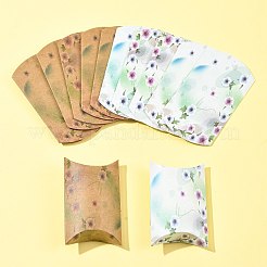 30 шт. 2 стильных бумажных подушек с цветочным принтом в подарочных коробках&nbsp;CON-FS0001-21B