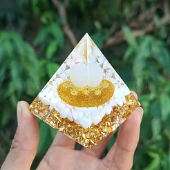 Générateurs d'énergie de résine de pyramide d'orgonite&nbsp;PW-WGA8CE9-01