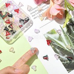 100шт полупрозрачные стеклянные бусины&nbsp;GLAA-CJ0002-21