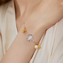 50 шт. 5 стиля религиозные сплавные соединительные подвески&nbsp;FIND-HY0002-42