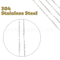 1 шт. 304 нержавеющая сталь тросовые цепи подвесные украшения&nbsp;HJEW-SC0002-57